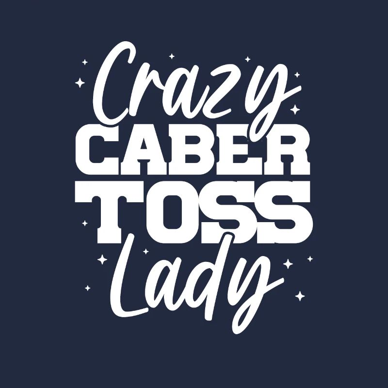 Crazy Caber Toss Lady Tree Trunk Thrower