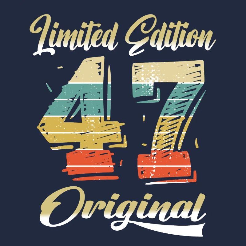 77 ans anniversaire vintage 1947 édition limitée