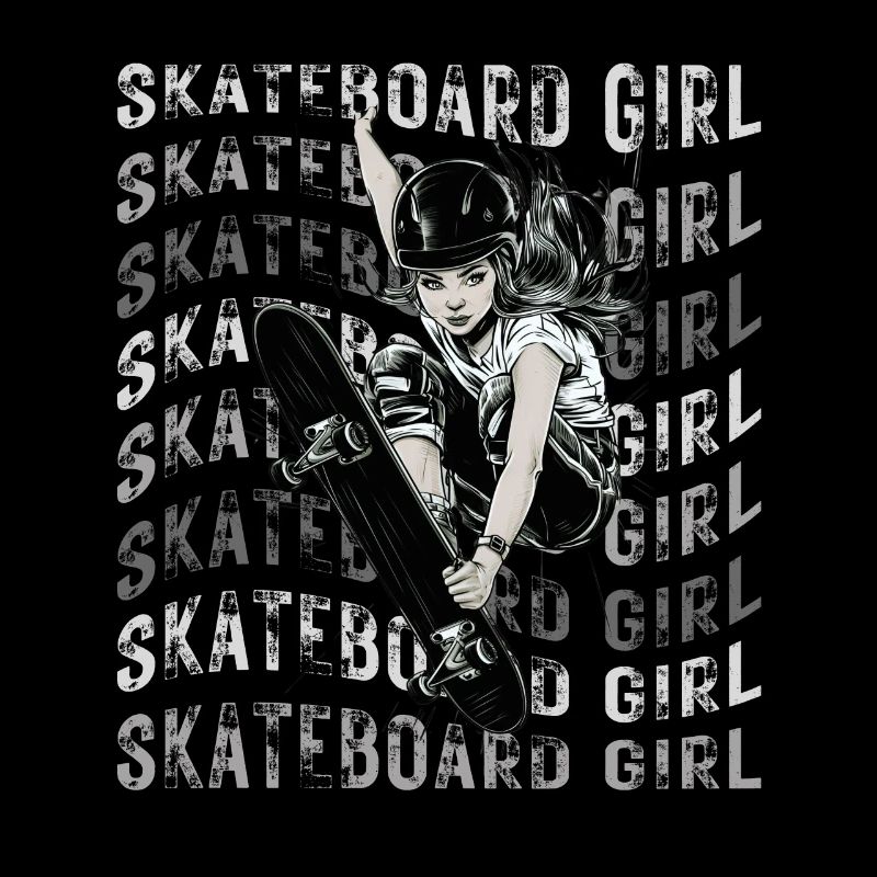 Skateboard Mädchen