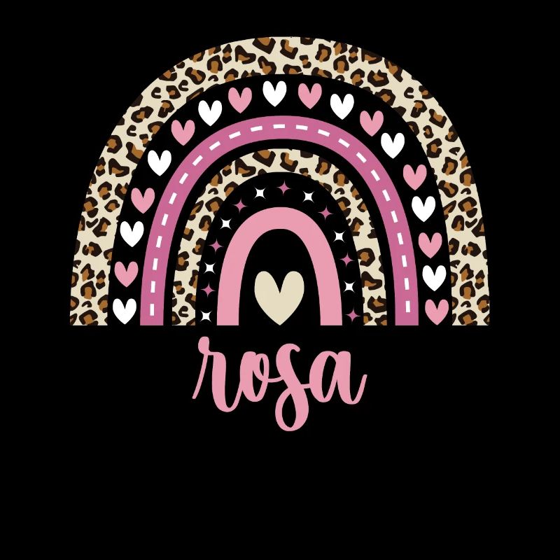 Rosa Regenbogen Name Geburtstag Rosa
