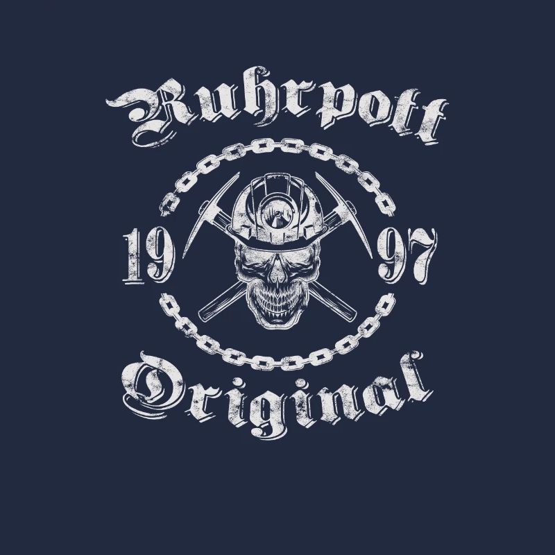 1997 Geburtstag Ruhrpott Original Schädel