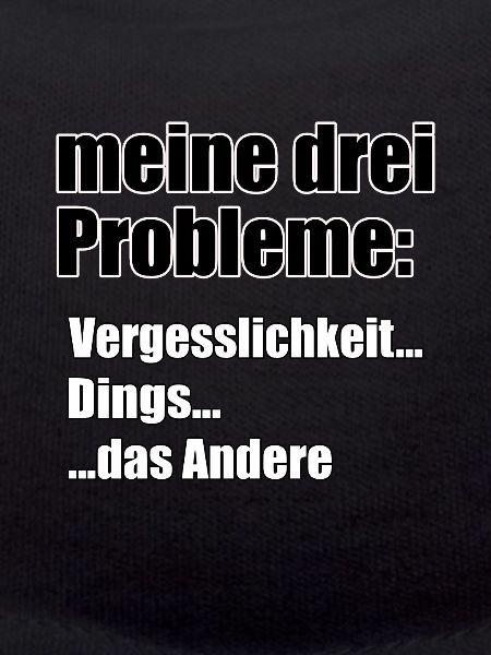 My three problems...