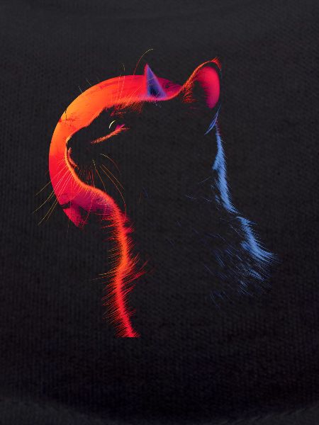 Cat Retro Look