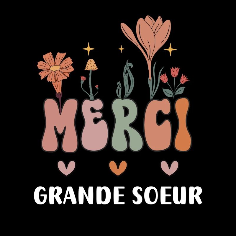 Danke, große Schwester, böhmische Blumen