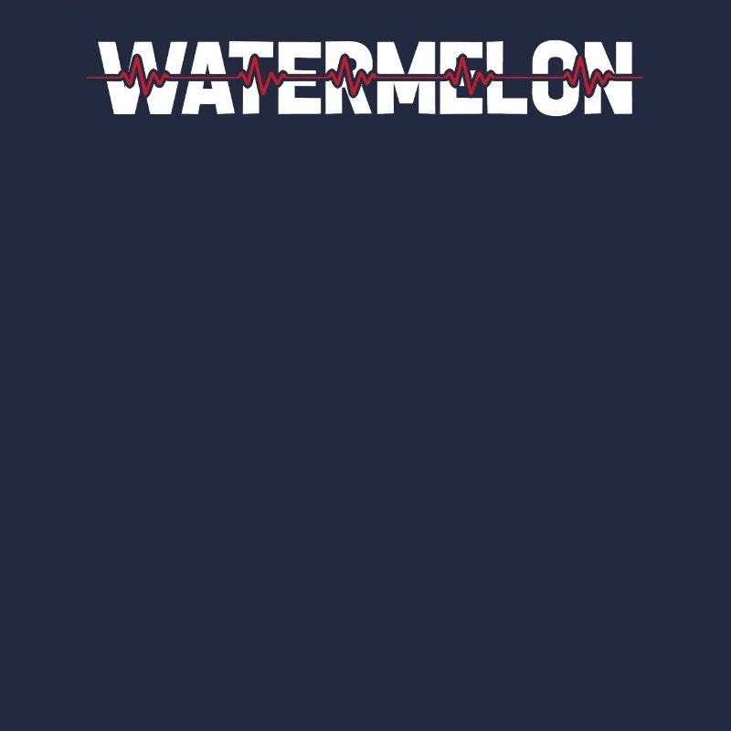 Rythme cardiaque ECG de pastèque