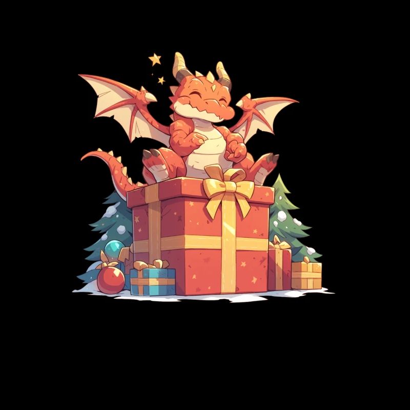 Drache Weihnachten Drache Kinder