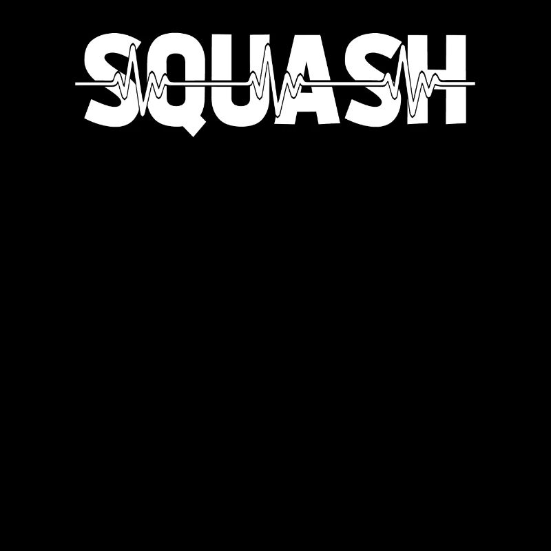 Rythme cardiaque de l’ECG de squash
