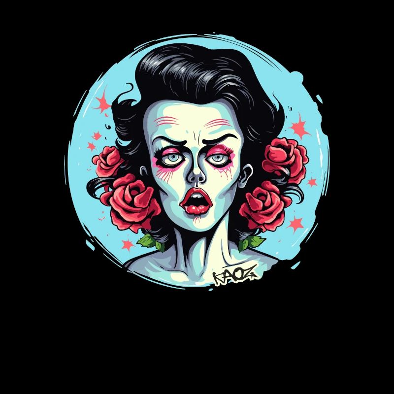 La princesse zombie des roses