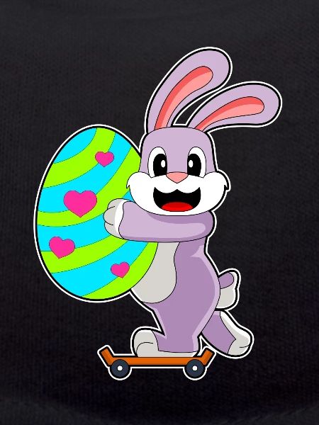 Skateboard de Pâques Bunny
