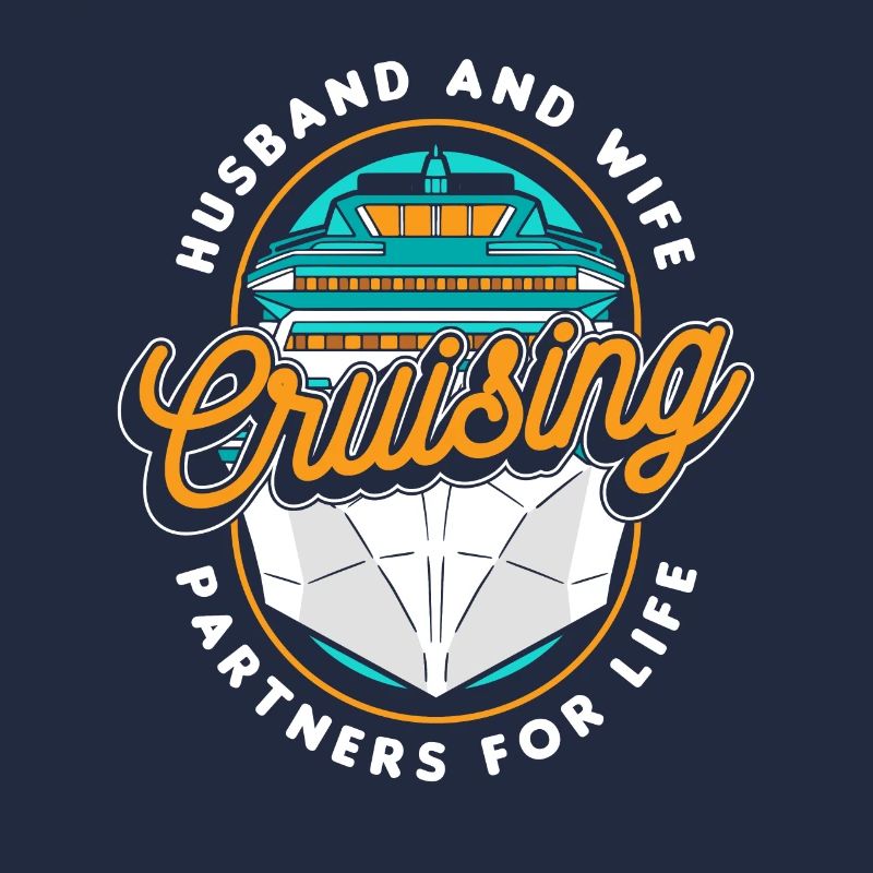 Ehemann und Ehefrau Crusing Partners For Life Cruise