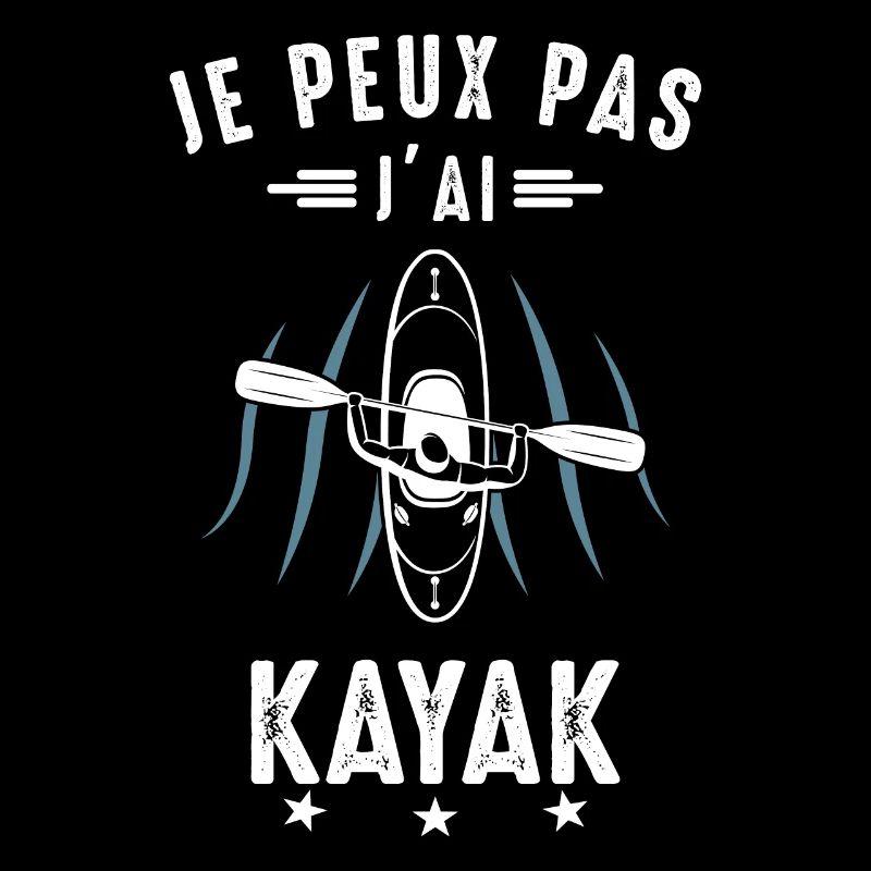 I can't I kayak Kayaker canoeist paddle