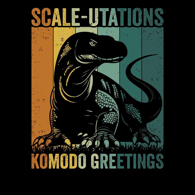 Écailles Komodo propriétaire de dragon faune