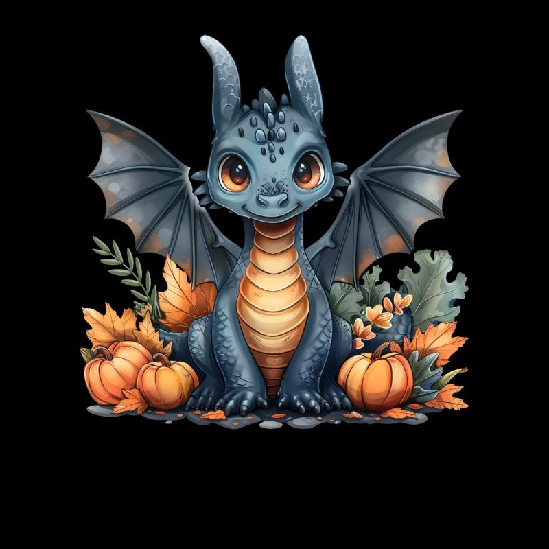Dragon Thanksgiving Citrouille Enfants