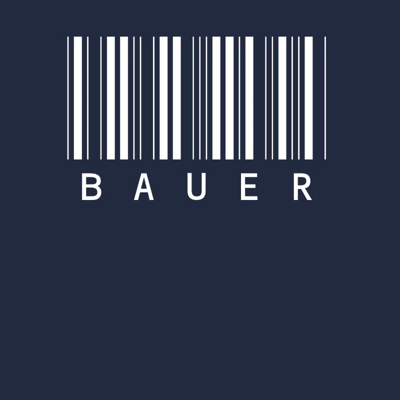 Classic Black and White Barcode Style Bold Stateme