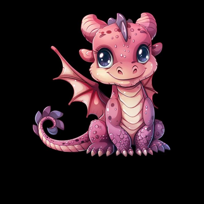 Rosa Drache Valentinstag