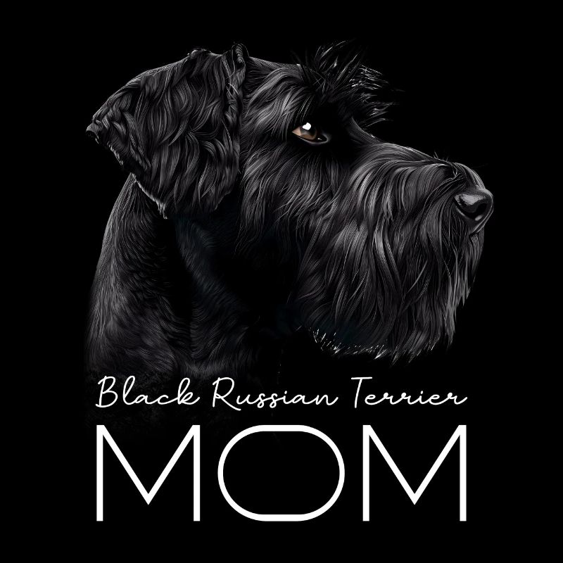 Maman Terrier Russe Noir