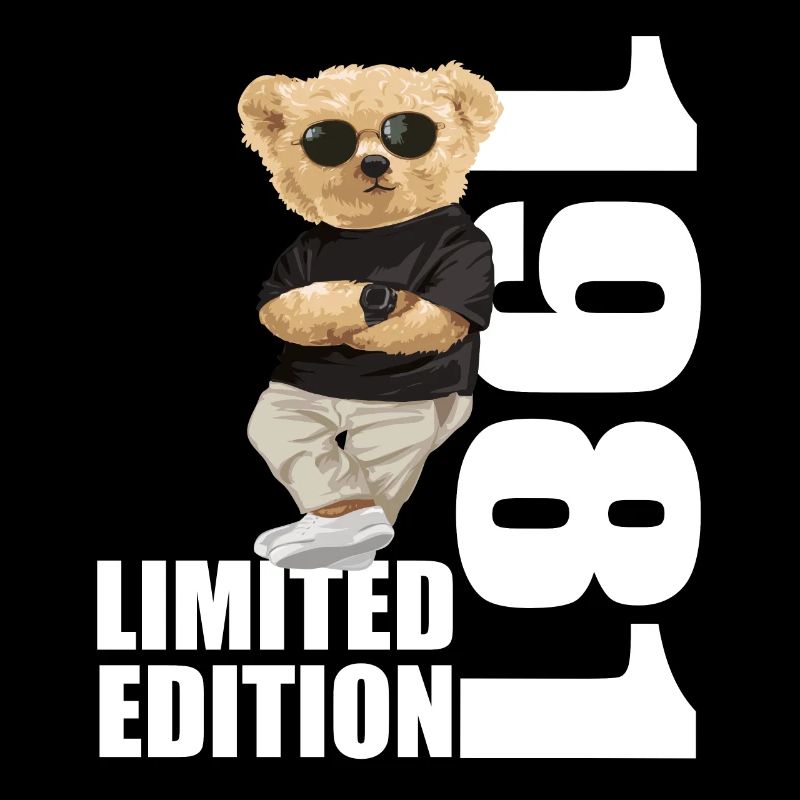 Limited Edition 1981 Bär Bären Geburtstag 1981