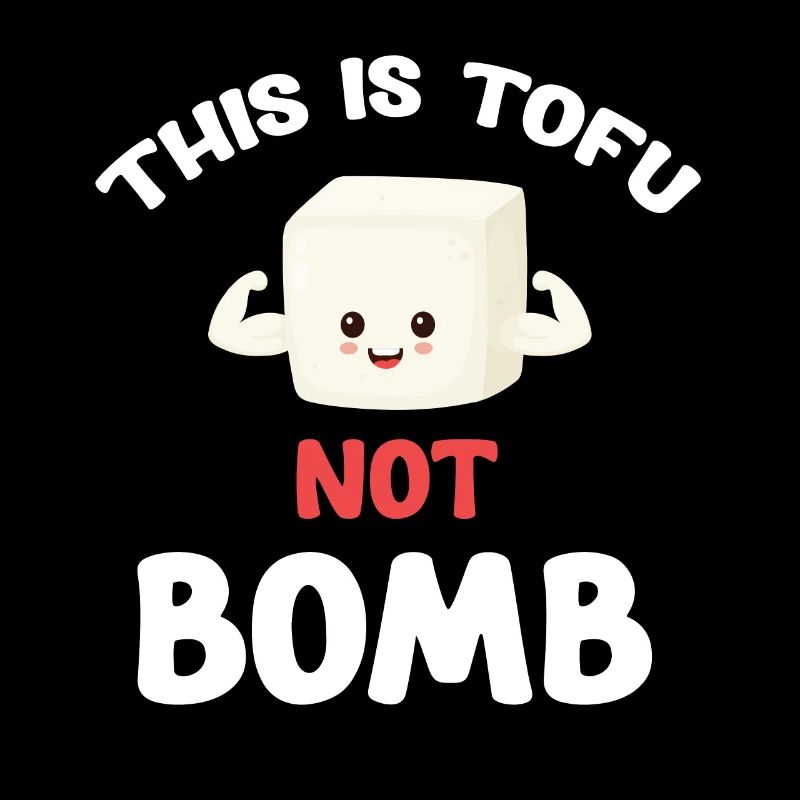 C’est du tofu, pas du tempeh bombé, asiatique
