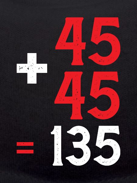 45 + 45 = 135 28