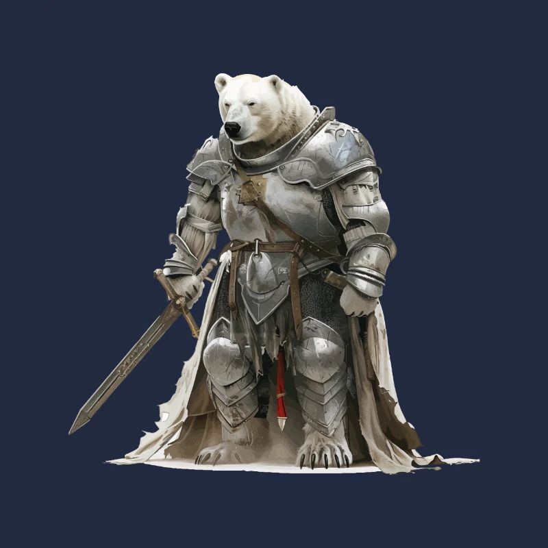Polar Bear Knight Middle Ages