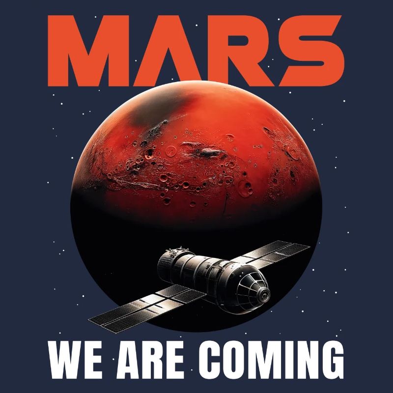Mars Mission Planète rouge Vaisseau spatial spatial