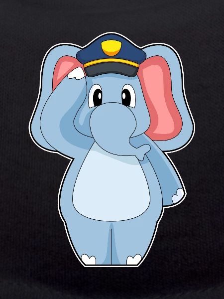 Elephant Policeman Police