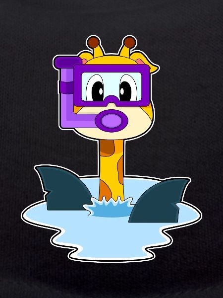 Giraffe Diver Snorkel Diving