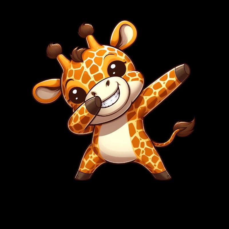 Coole Giraffe Dabbing Stil