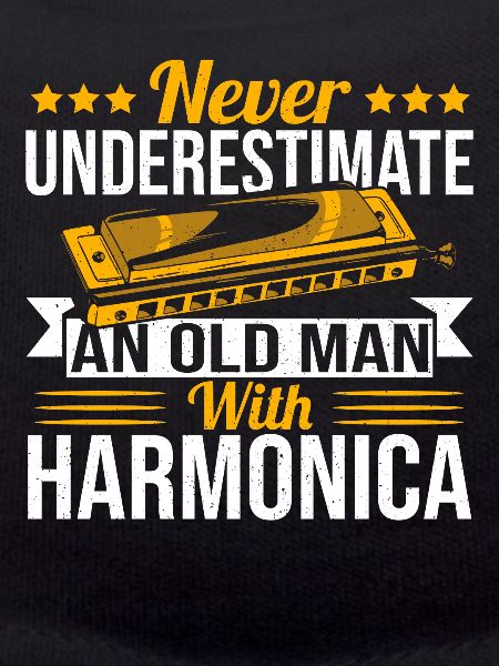 Playing Harmonica Gift