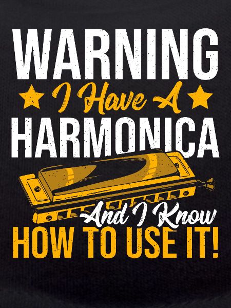 Playing Harmonica Gift