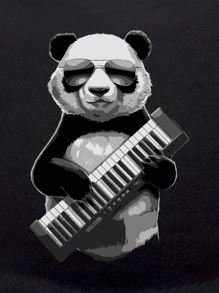 Panda Keytar Keyboard Gift