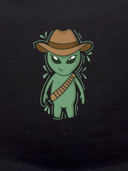 Alien with Cowboy Hat