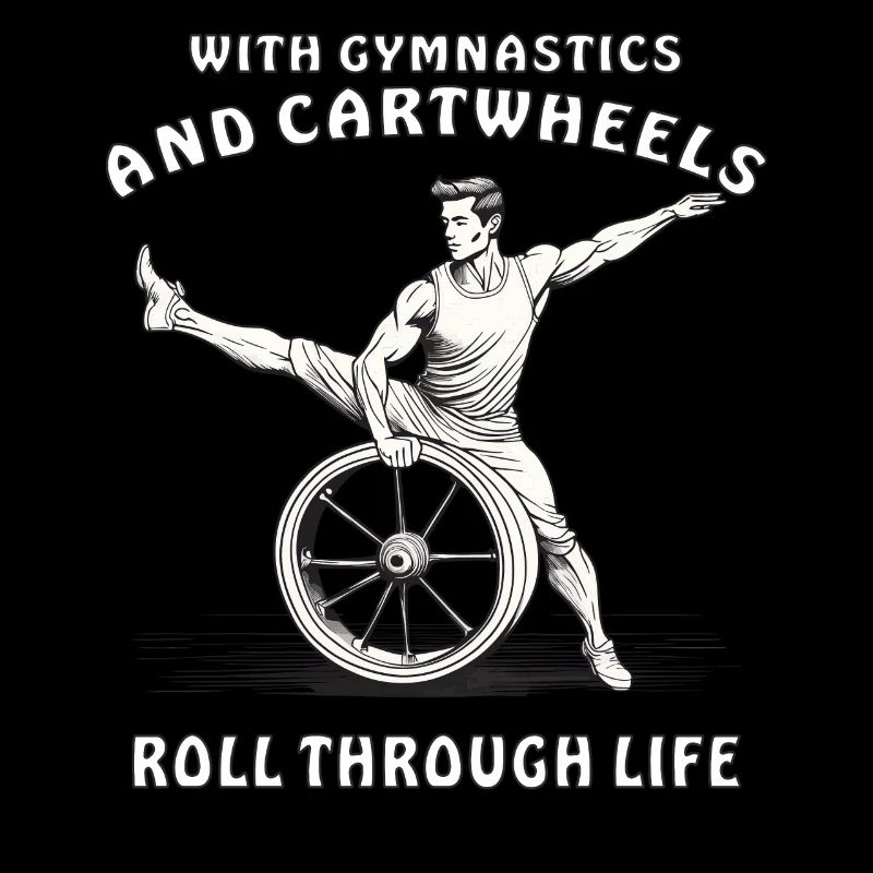 AVEC GYMNASTIQUE ET ROUES DE CHARRETTE
