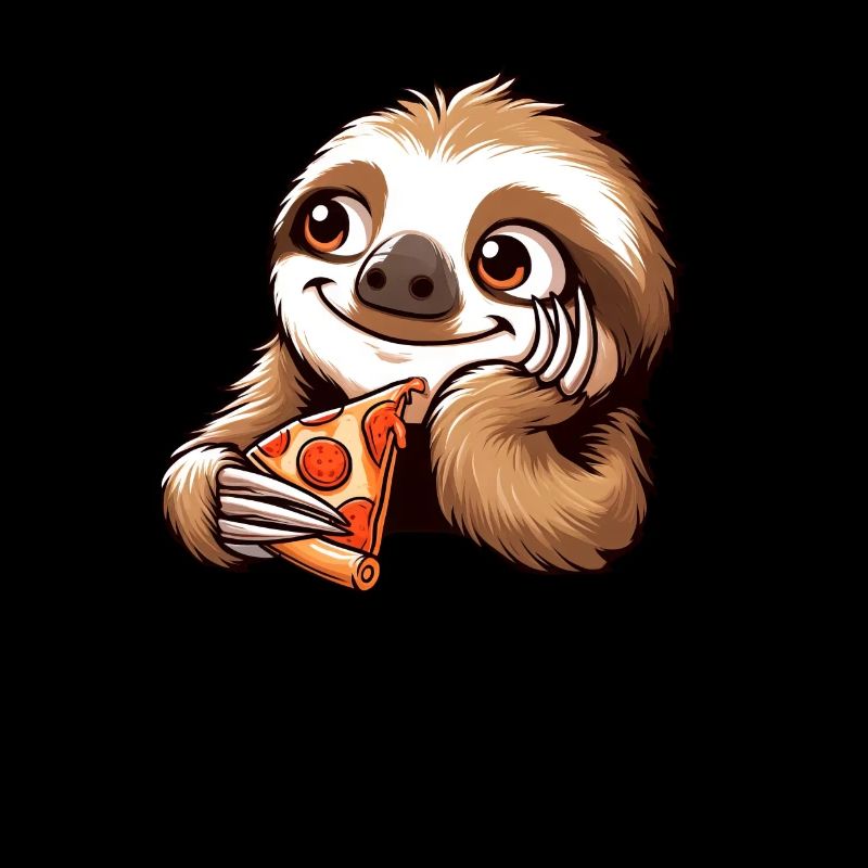 Sloth Pizza Pizza Lover Fast Food