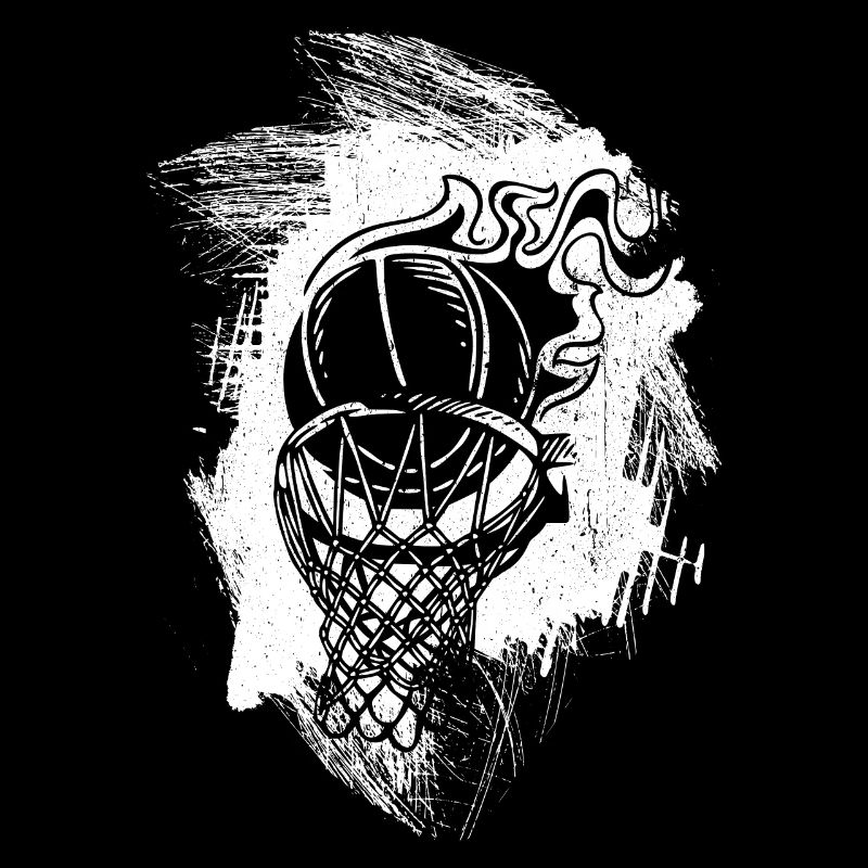 Dunking Basketteur Joueur de basket-ball d’équipe