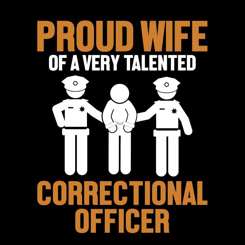 Stolze Ehefrau eines Justizvollzugsbeamten