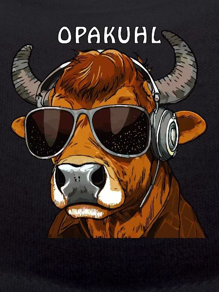 COW WITH SUNGLASSES OPAKUHL