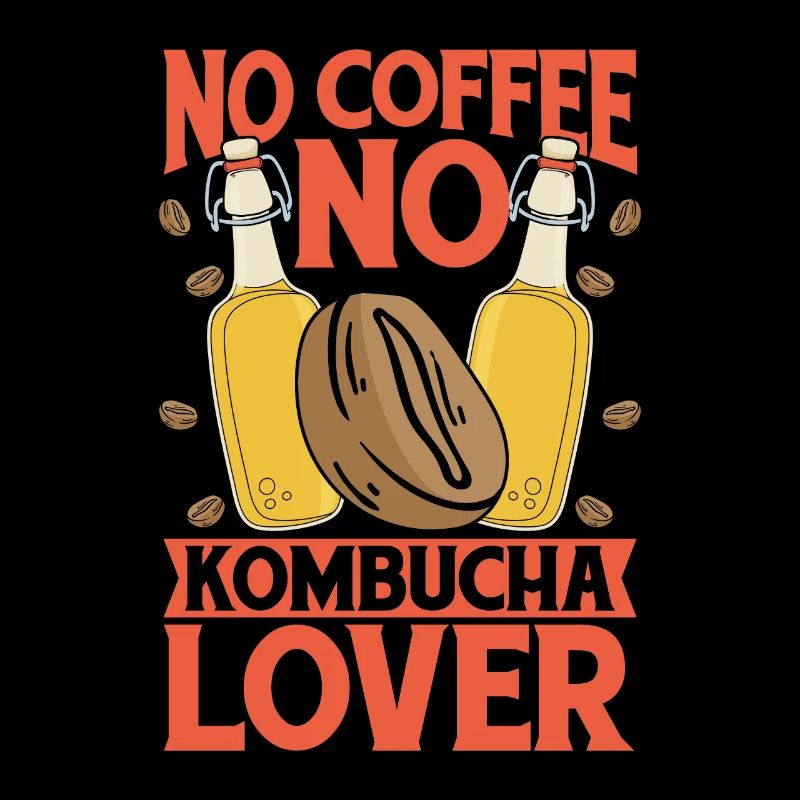Kombucha Lover No Coffee Tea Mushroom Coffee Lover