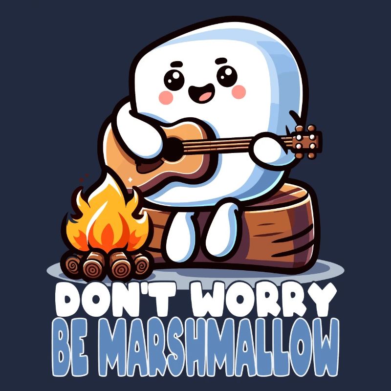 Sorglos Wie Ein Marshmallow Mit Gitarre
