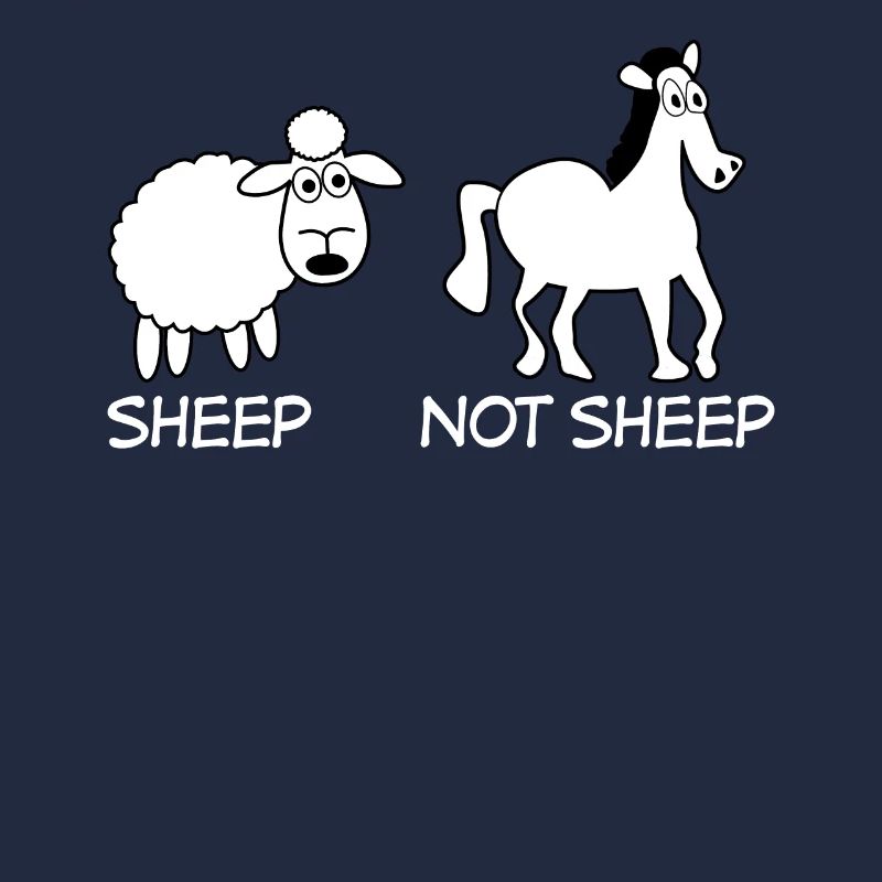 Moutons et chevaux