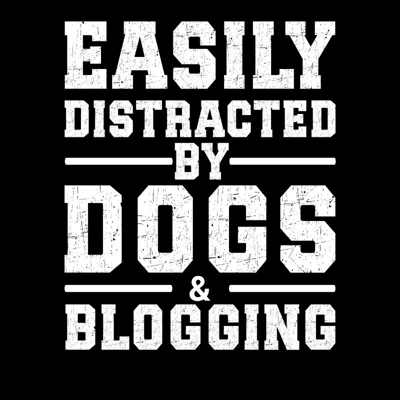Facilement distrait par les chiens et les blogs