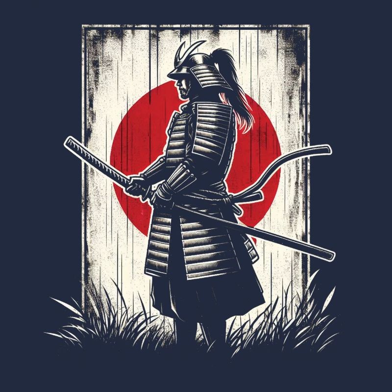 Cadeau de guerrier de combat à l’épée Samouraï Ronin
