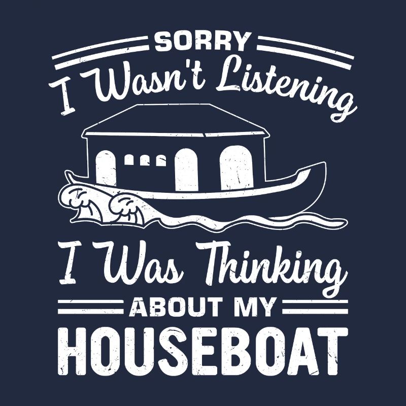 Witziger Hausboot Spruch