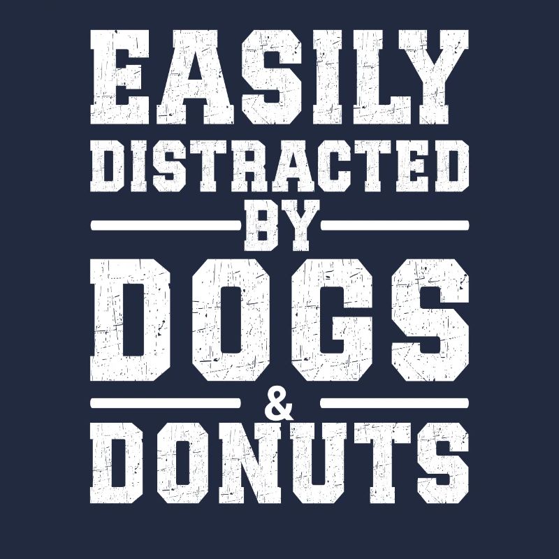 Facilement distrait par les chiens et les beignets