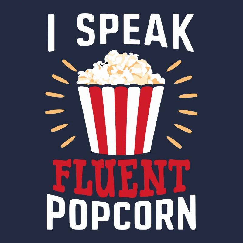 Dicton de pop-corn amusant, pop-corn en rafale