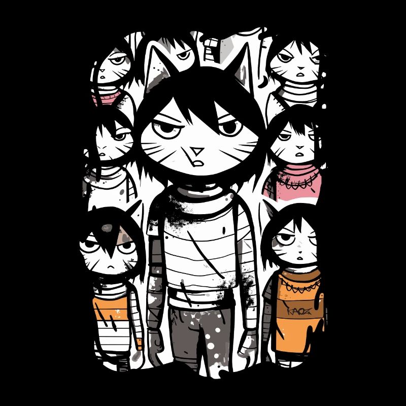 Clone Street Cats : Chat de Street Art