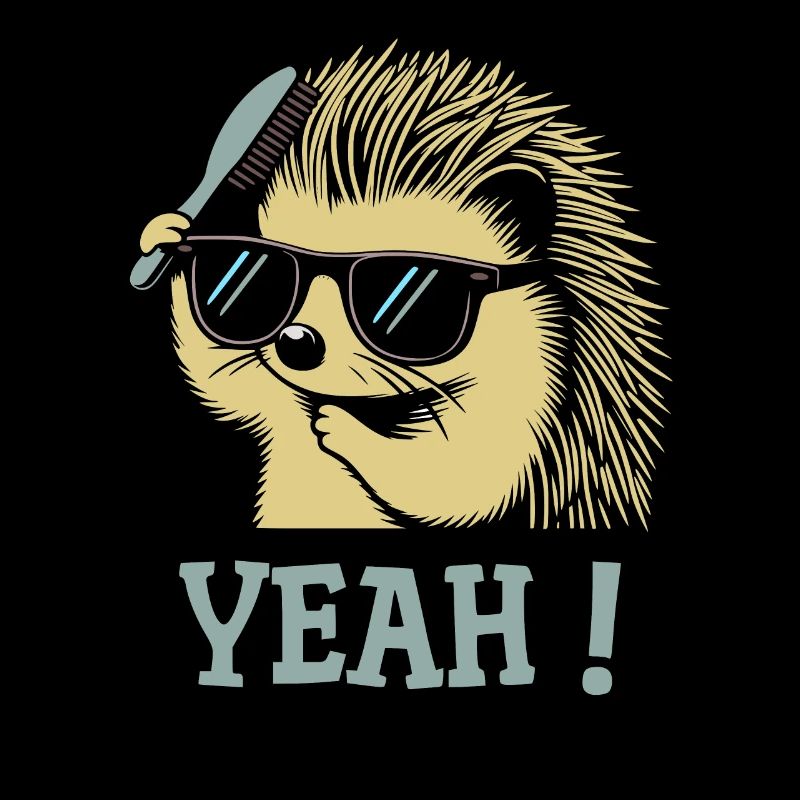 Coole Igel-Sonnenbrillenbürste
