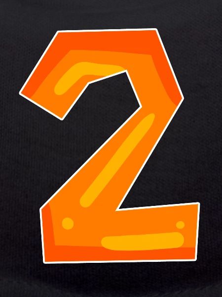 Two - 2 - Number Number