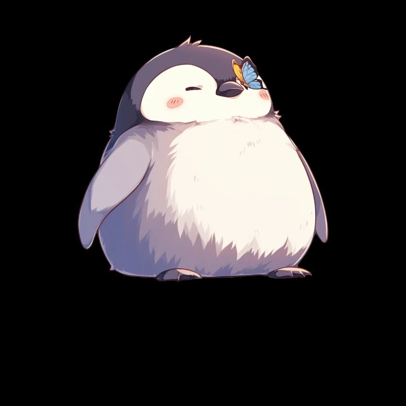 Pingouin Papillon Kawaii Pingouin Mignon
