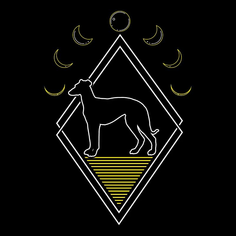 Greyhound Greyhound Abstrait Phases de Lune